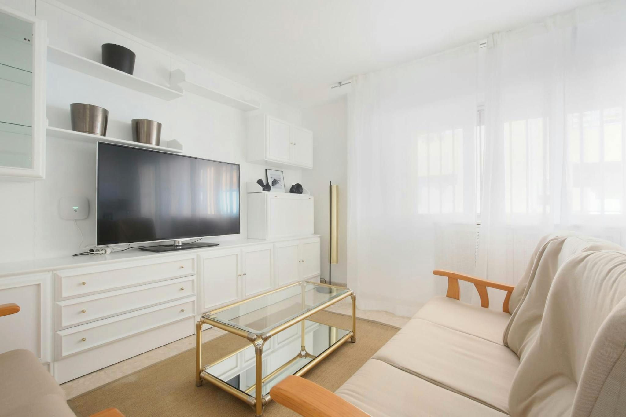 Bedroom of Flat to rent in  Madrid Capital  with Heating, Furnished and Washing machine