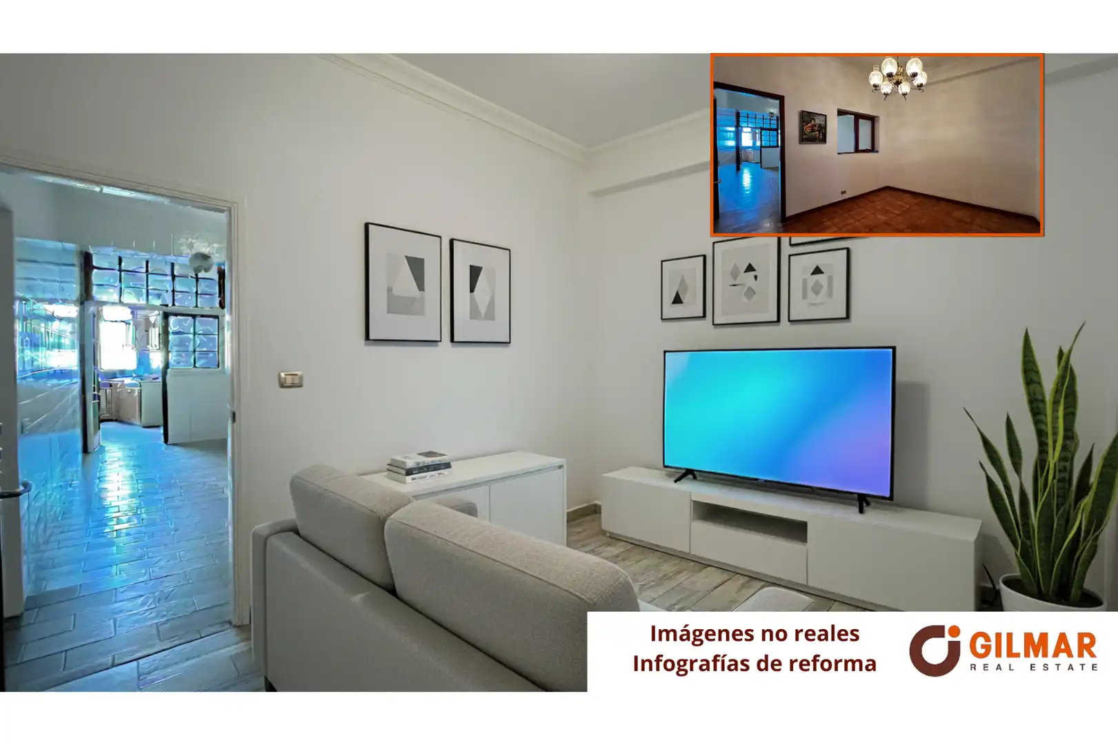 Sala d'estar de Pis en venda en Las Palmas de Gran Canaria amb Balcó