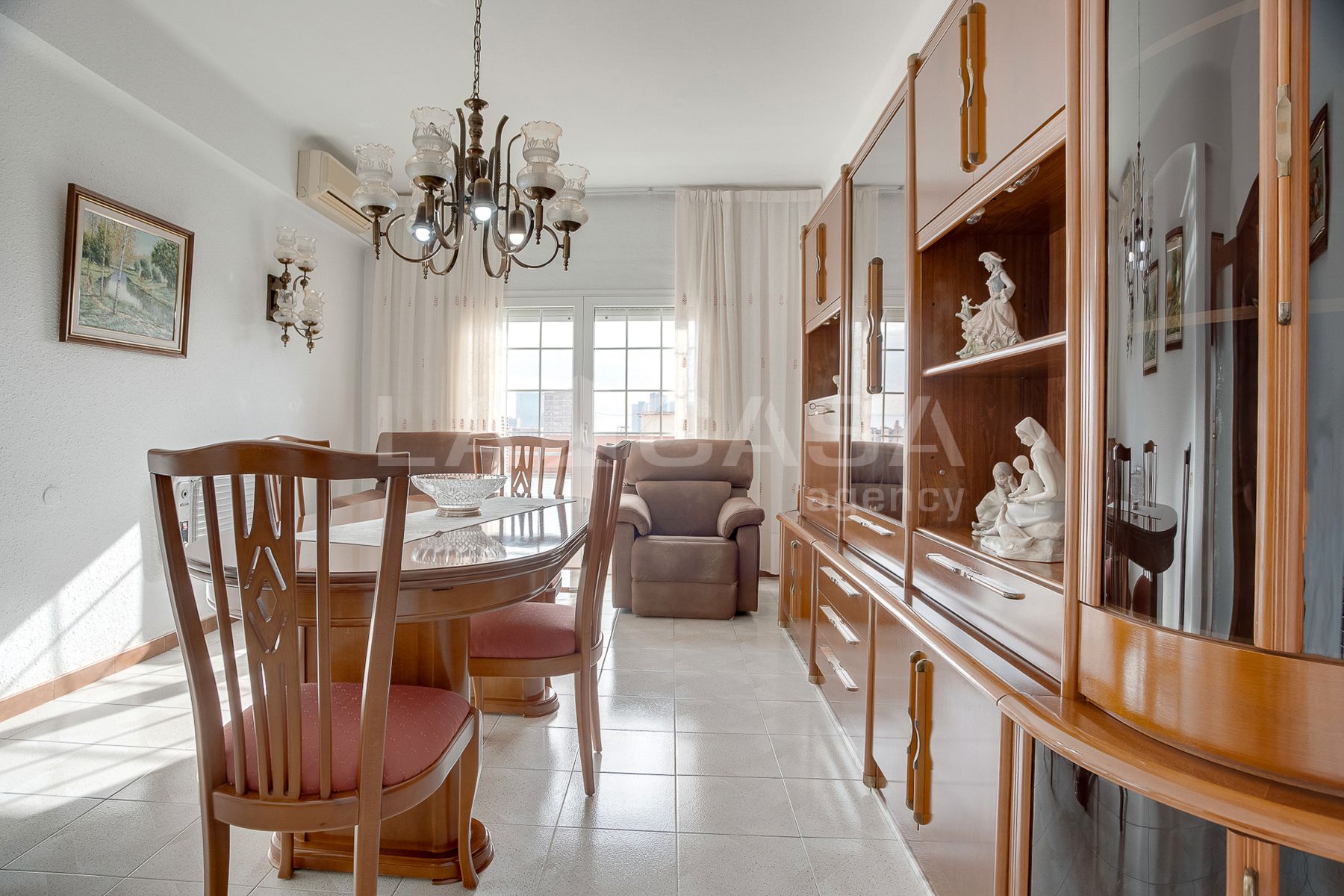Dining room of Flat for sale in  Barcelona Capital  with Heating and Balcony