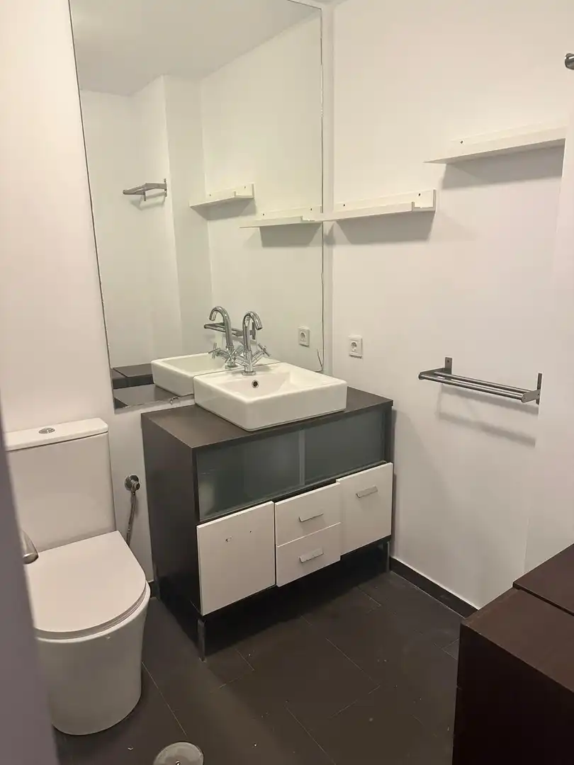 Baño de Piso de alquiler en Sevilla con Aire acondicionado y Terraza