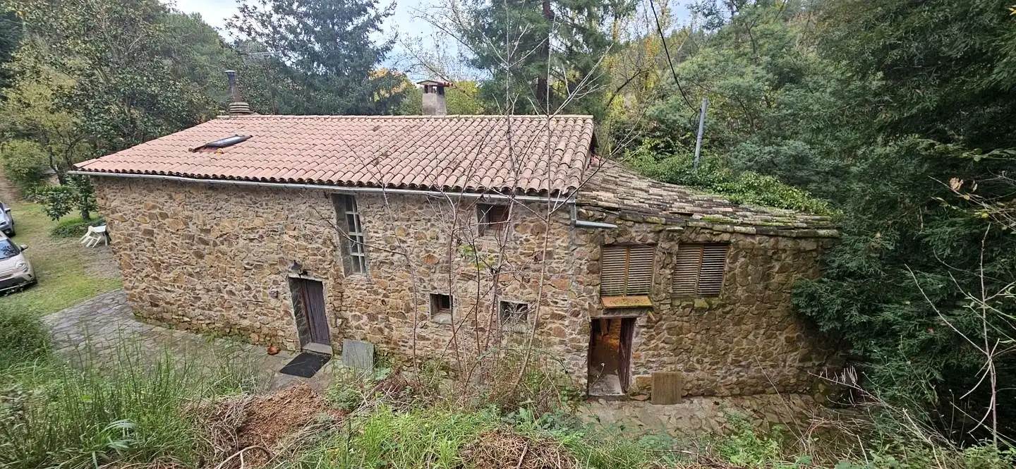 Vista exterior de Finca rústica en venta en Arbúcies con Jardín privado, Terraza y Amueblado