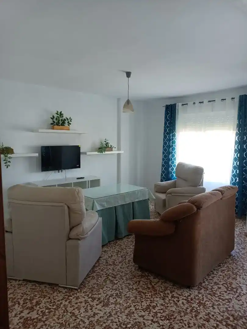 Sala d'estar de Pis per a compartir en Cabra amb Aire condicionat, Moblat i Forn