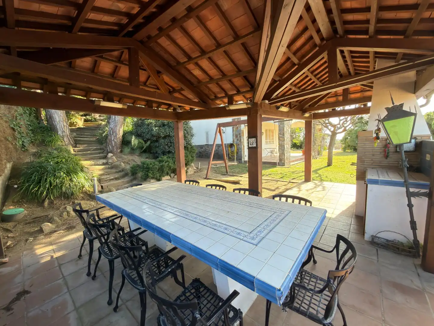 Terraza de Casa o chalet en venta en Canet de Mar con Jardín privado, Trastero y Piscina