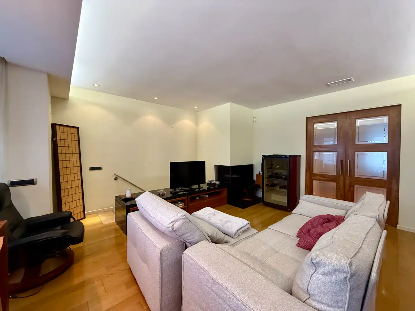 Sala de estar de Casa o chalet en venta en Castellar del Vallès con Calefacción, Jardín privado y Terraza