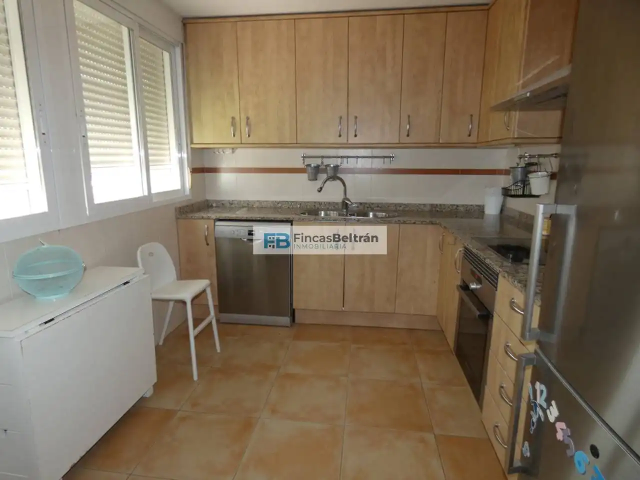 Cuina de Dúplex en venda en Benicarló amb Aire condicionat, Terrassa i Moblat