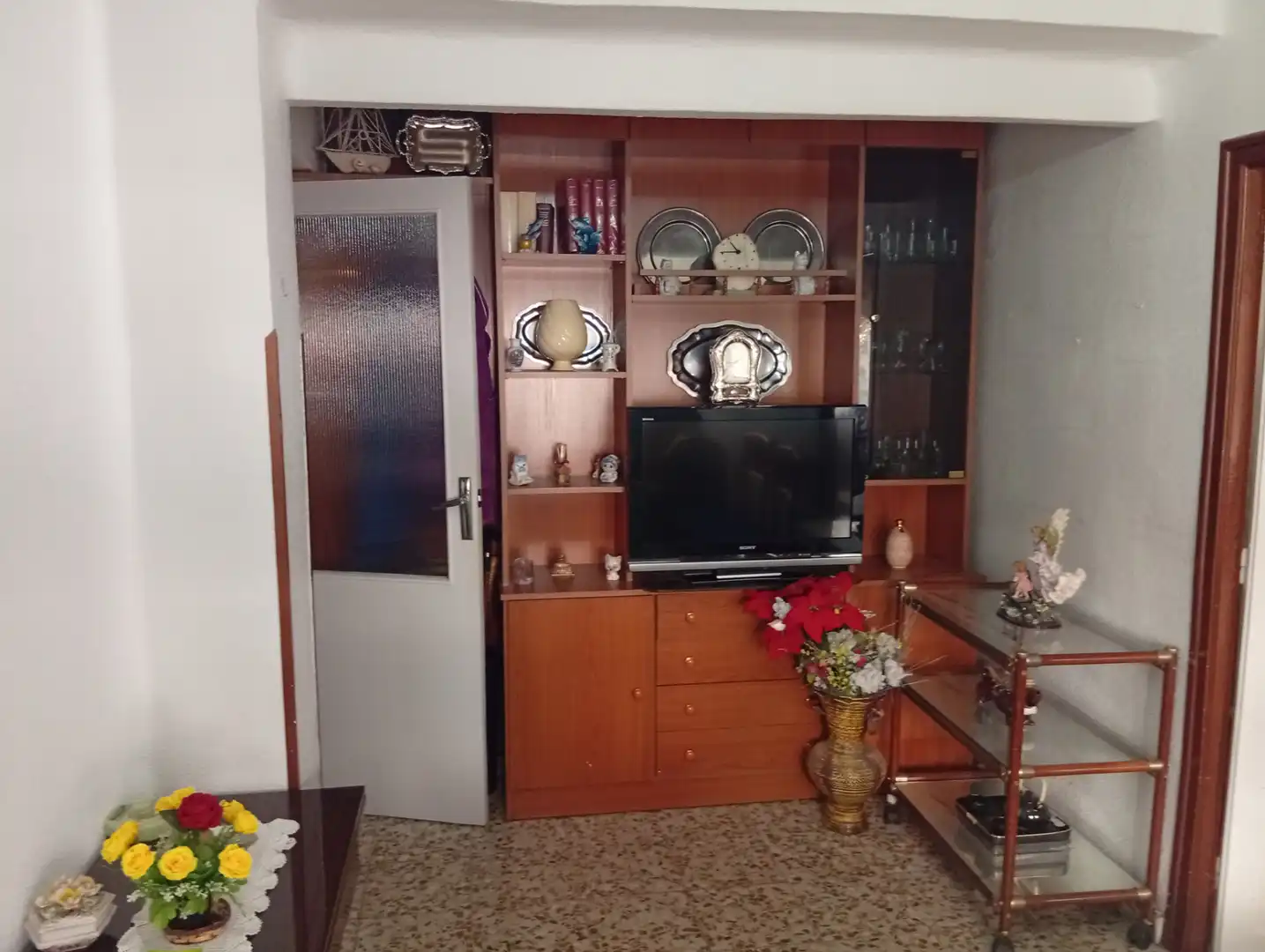 Sala de estar de Piso en venta en Madrid con Calefacción, Terraza y Amueblado