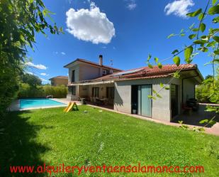 Exterior view of House or chalet for sale in Villamayor  with Terrace and Swimming Pool