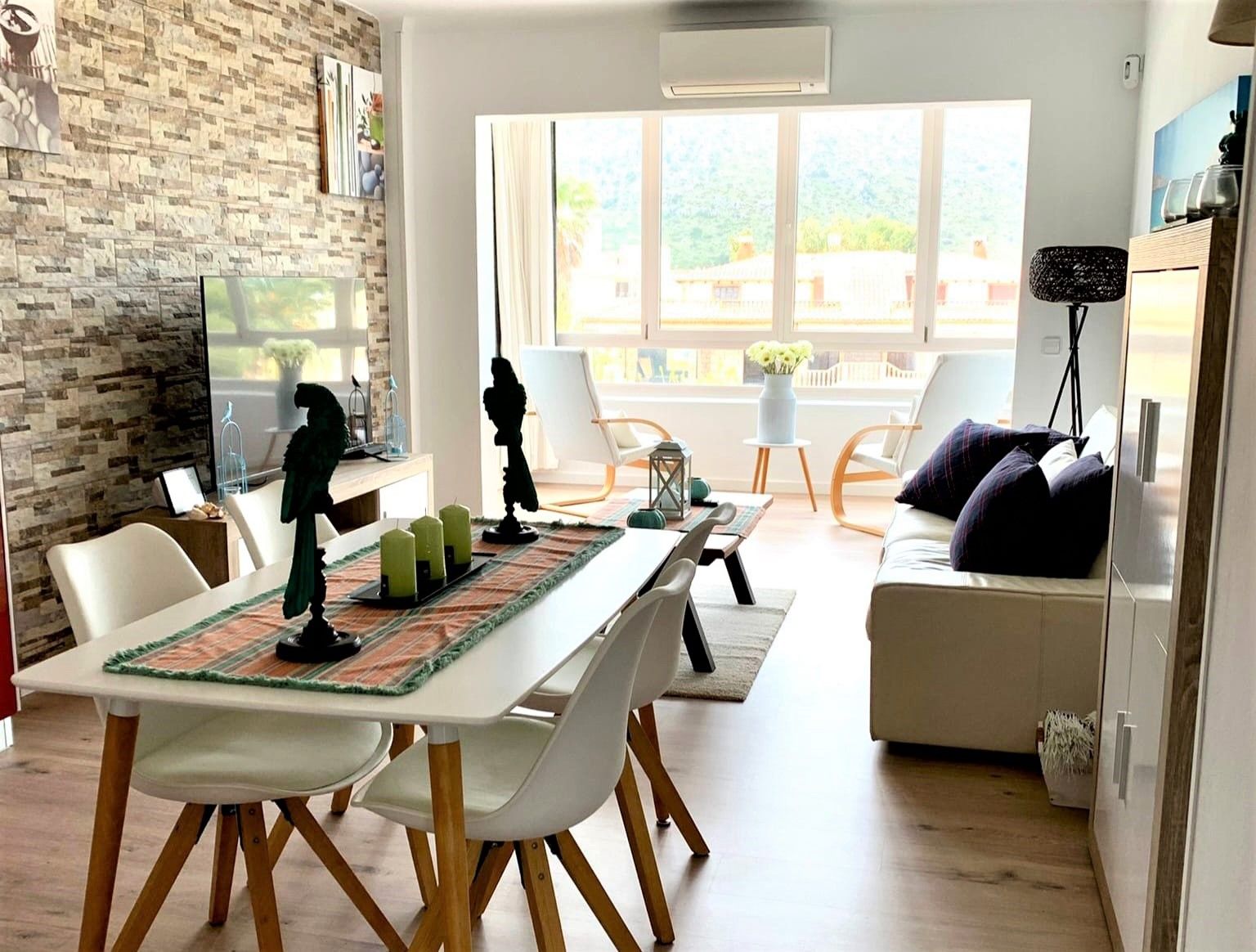 Dining room of Apartment for sale in Alcúdia  with Air Conditioner and Furnished