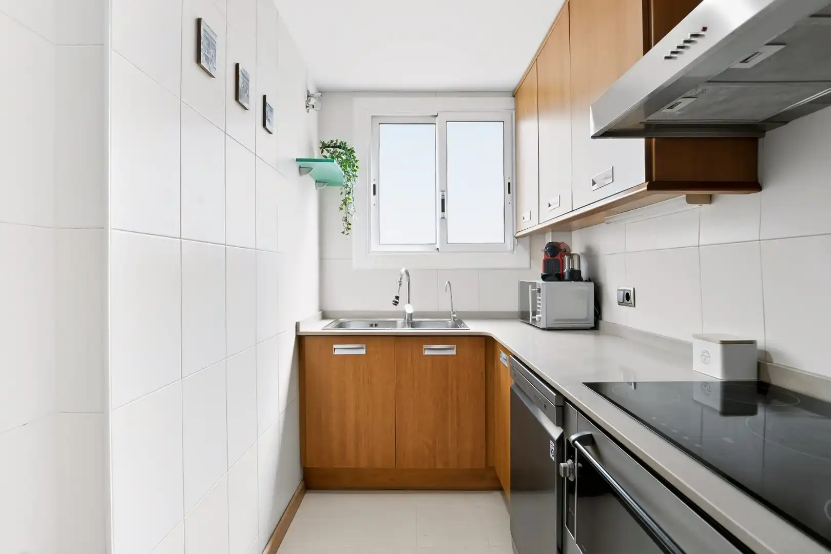 Küche von Wohnung zum Verkauf in Sant Quirze del Vallès mit Klimaanlage, Heizung und Balkon