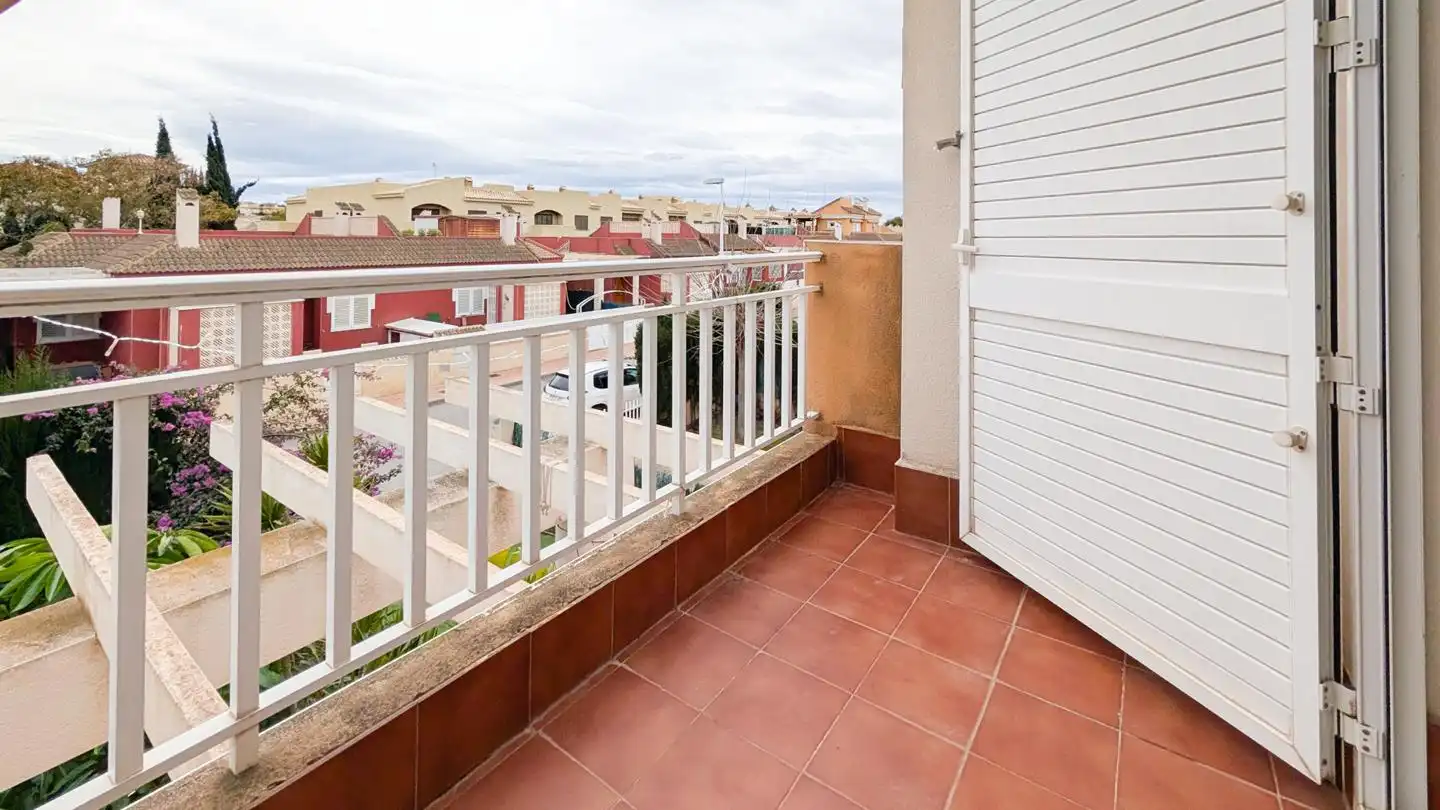 Balcony of Detached homes for sale in Santa Pola  with Air Conditioner, Private garden and Terrace