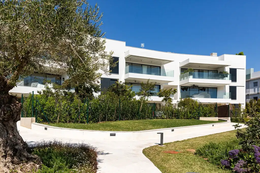 Außenansicht von Wohnungen zum Verkauf in Pollença mit Klimaanlage, Heizung und Terrasse