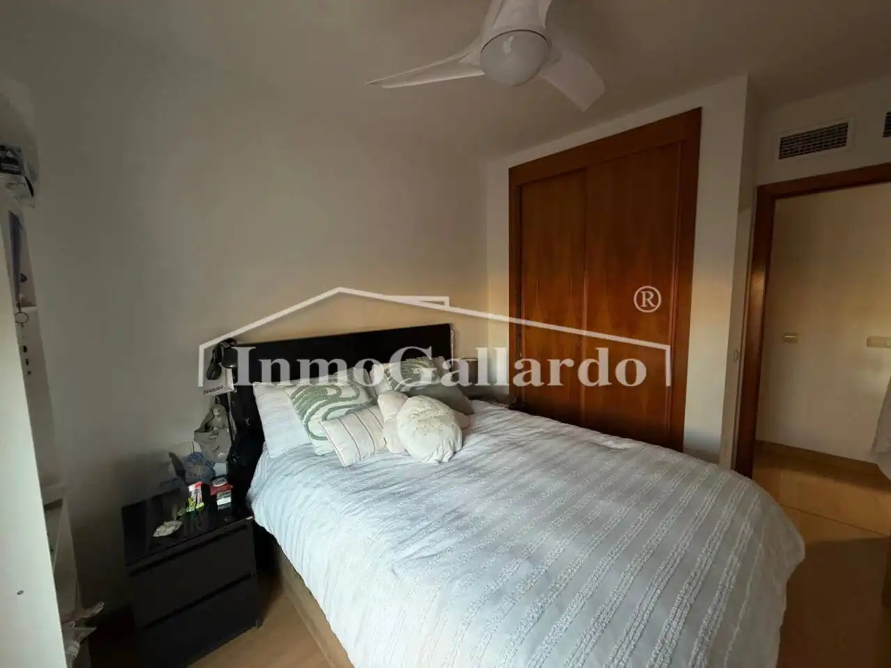 Schlafzimmer von Wohnung zum Verkauf in Málaga mit Parkett, Terrasse und Alarm