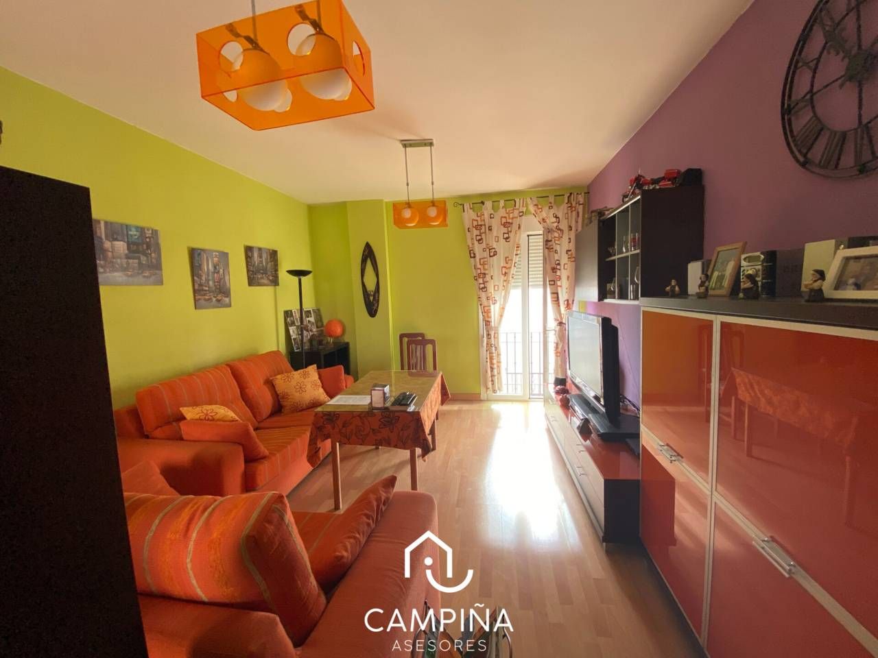 Living room of Flat for sale in Trigueros  with Air Conditioner, Heating and Terrace