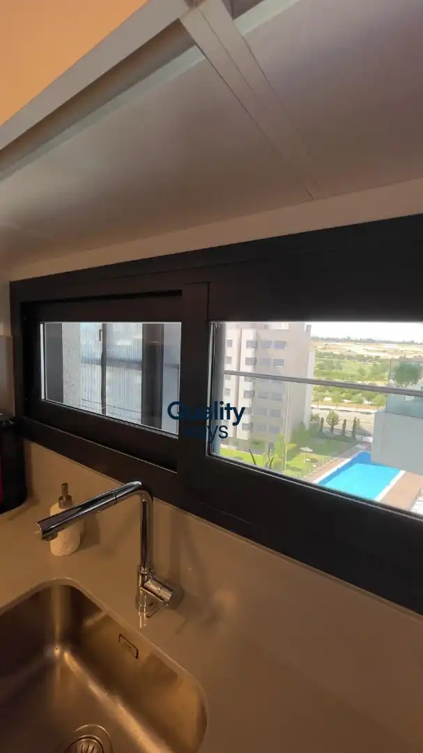 Balcony of Flat for rent in Madrid  with Air Conditioner, Heating and Terrace
