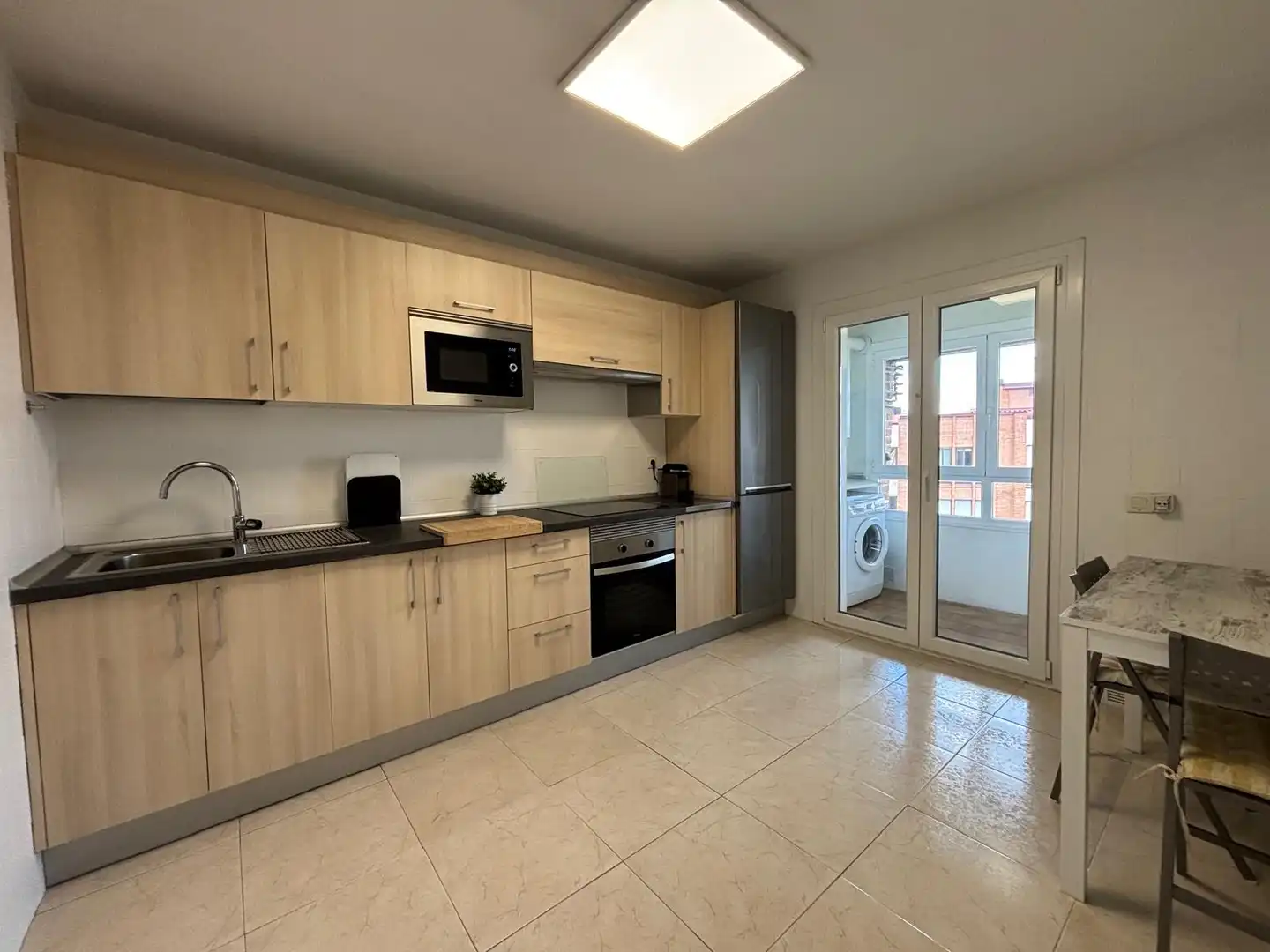 Kitchen of Flat for rent in  Pamplona / Iruña  with Heating, Parquet flooring and Terrace
