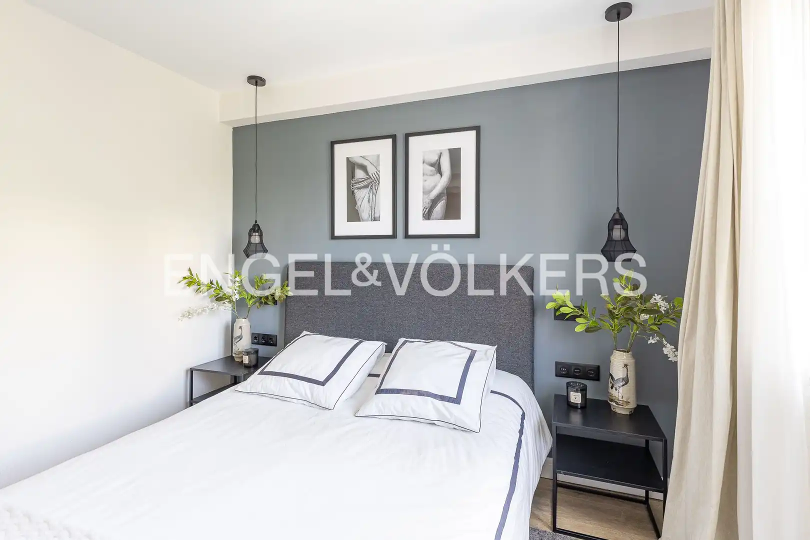 Bedroom of Flat for rent in Madrid  with Air Conditioner, Heating and Terrace