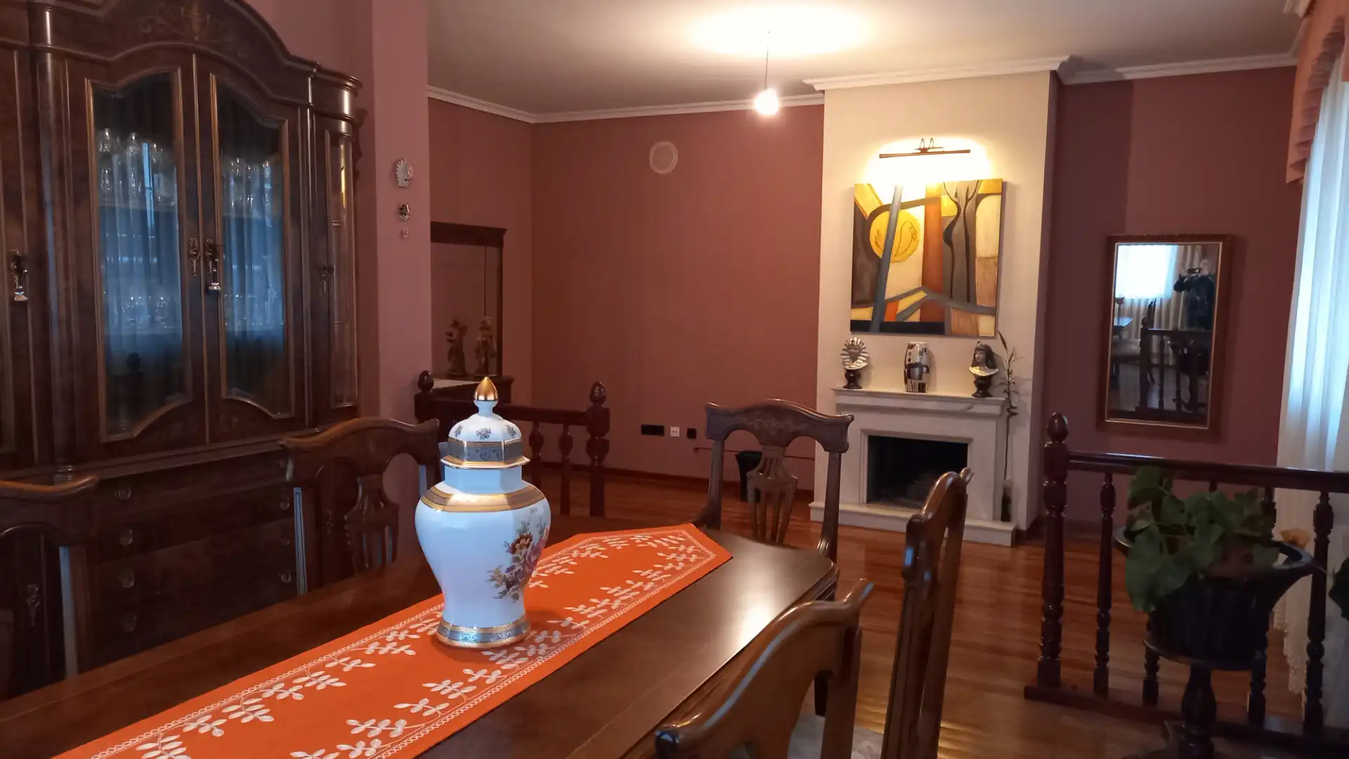 Dining room of Houses for sale in Castrillón  with Heating, Private garden and Parquet flooring