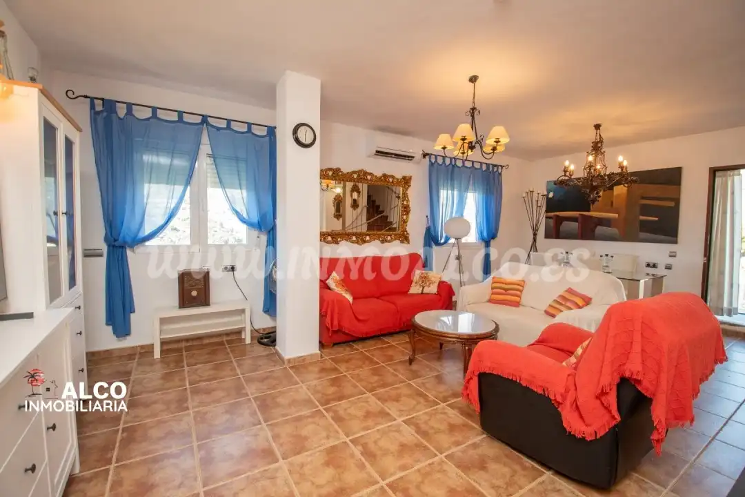 Living room of Houses for sale in Torrox  with Air Conditioner, Terrace and Swimming Pool