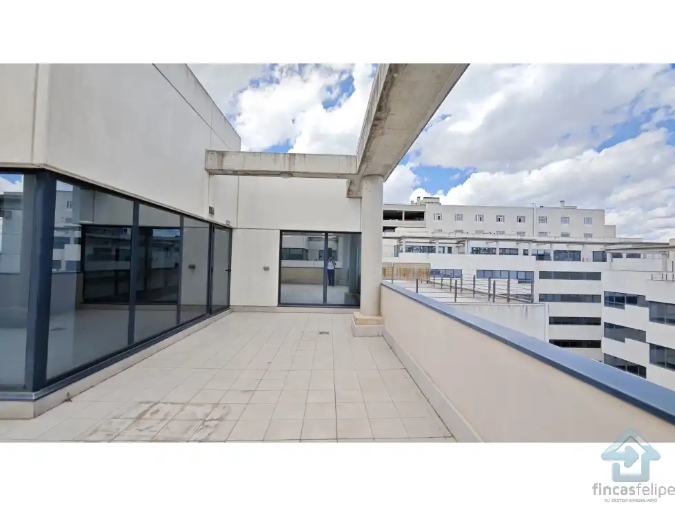 Terraza de Oficina de alquiler en Madrid