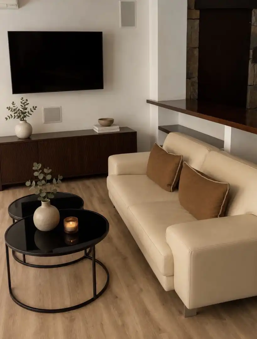 Living room of Houses for rent in Estepona  with Air Conditioner, Heating and Private garden