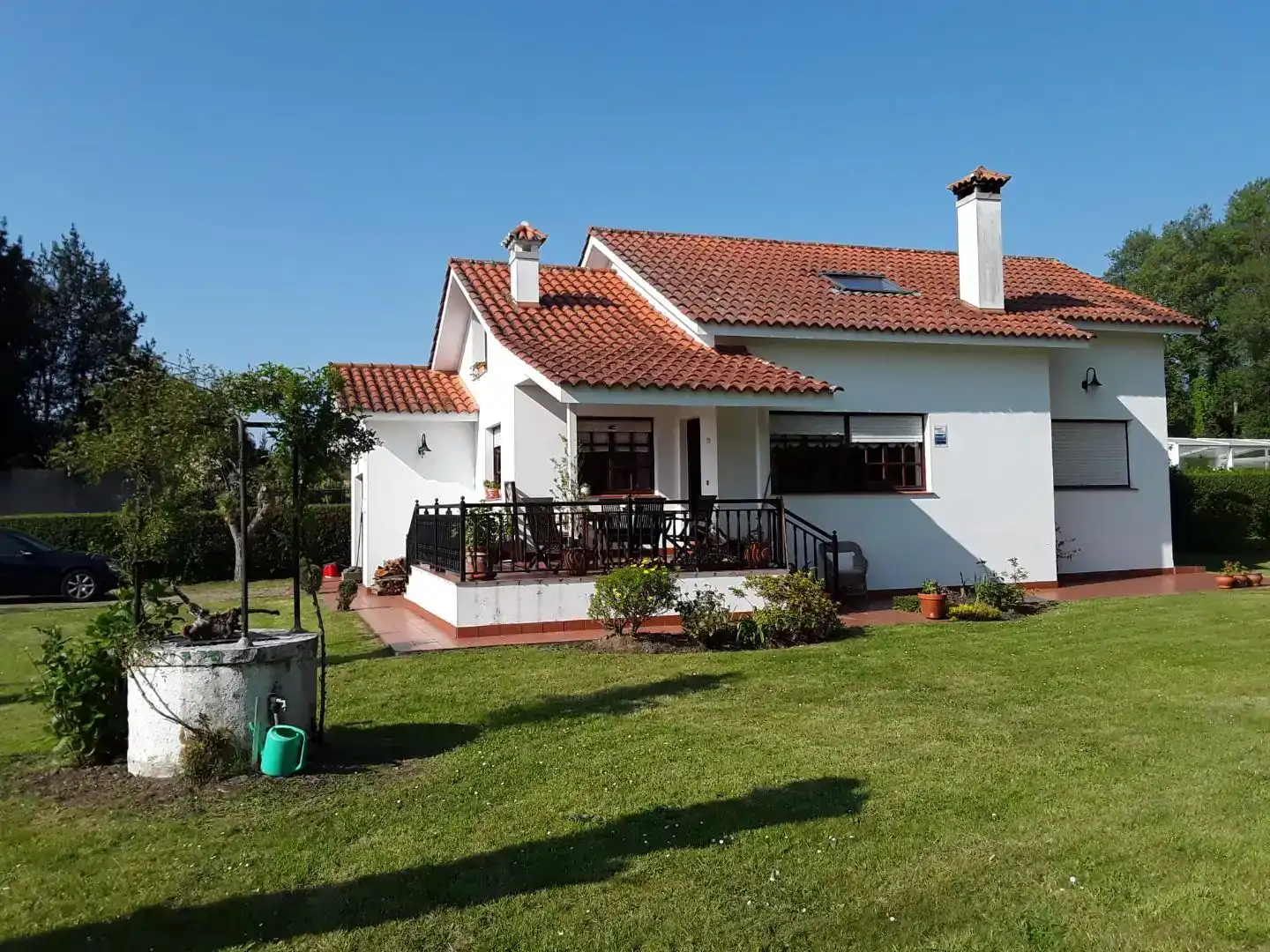 Exterior view of Houses for sale in Ares  with Private garden, Parquet flooring and Terrace