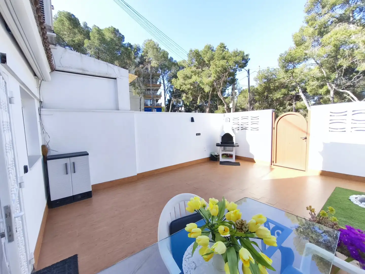 Terrassa de Casa adosada en venda en Salou amb Aire condicionat, Calefacció i Jardí privat