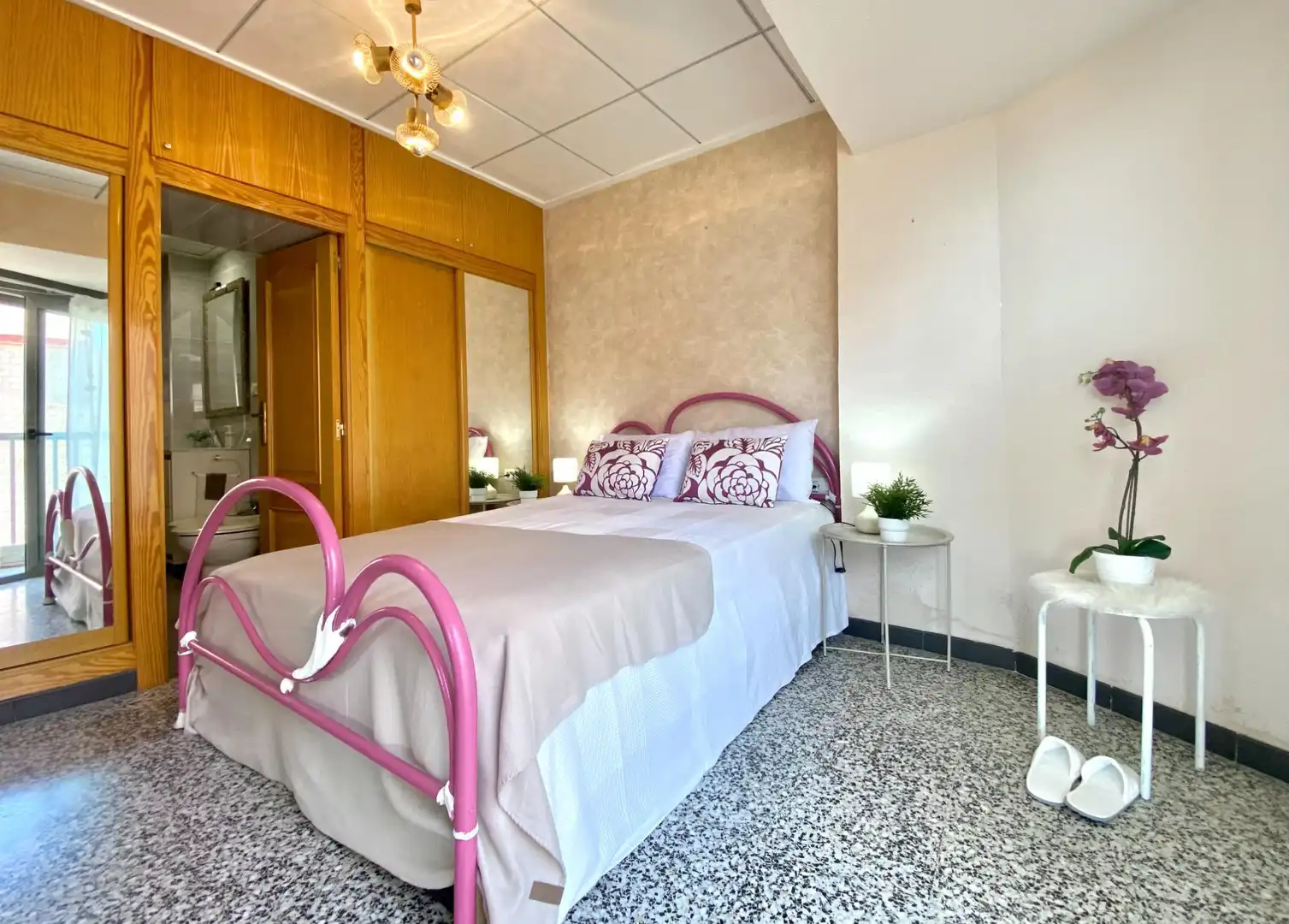 Bedroom of Flat for sale in La Pobla de Farnals  with Air Conditioner, Private garden and Balcony