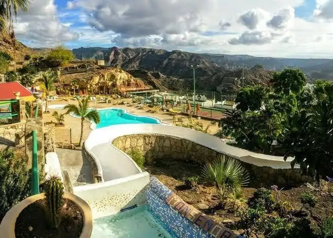 Schwimmbecken von Dachboden zur Miete in Mogán mit Terrasse, Möbliert und Gemeinschaftspool