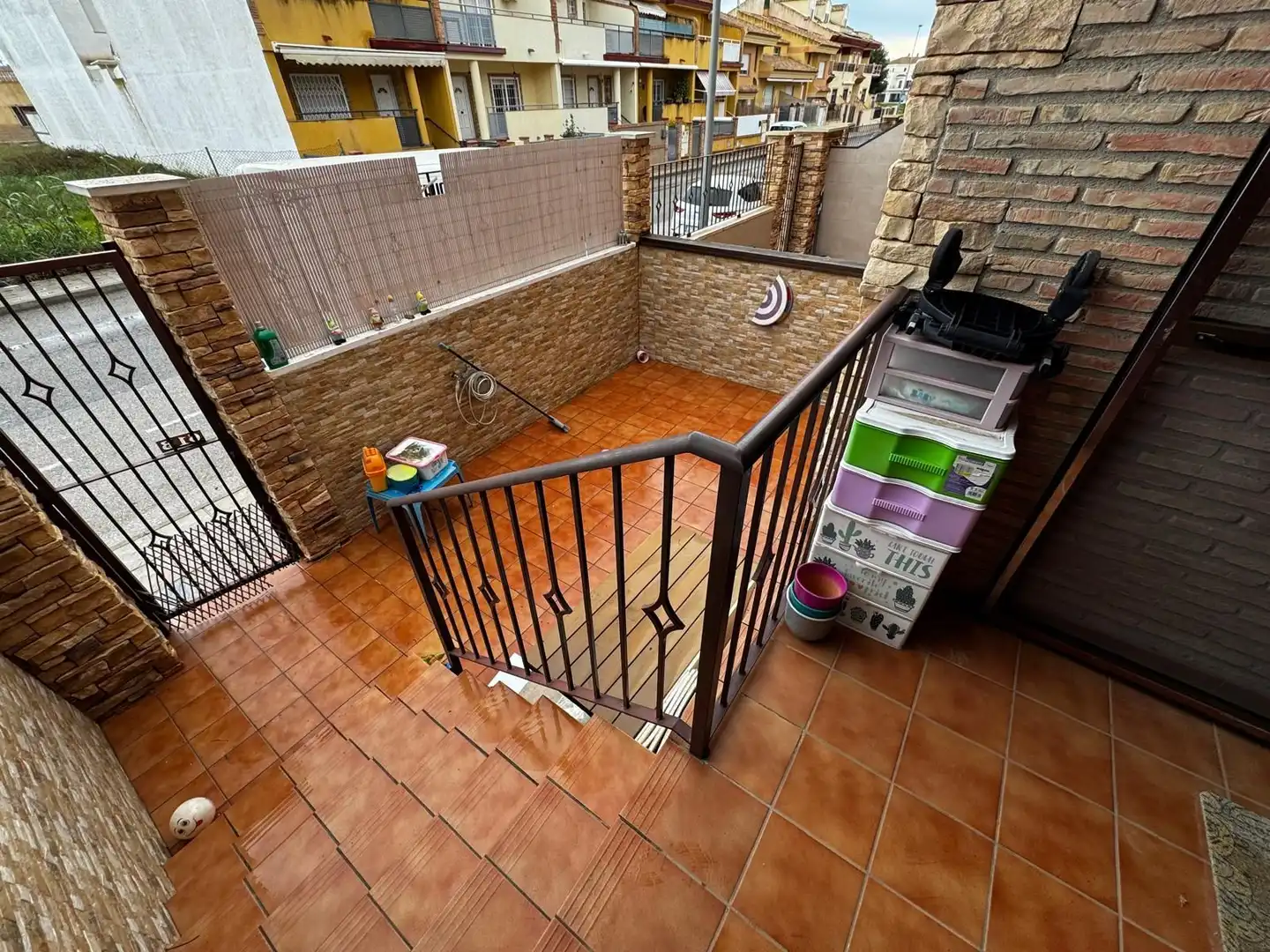 Terrassa de Casa adosada en venda en San Pedro del Pinatar amb Aire condicionat, Calefacció i Jardí privat