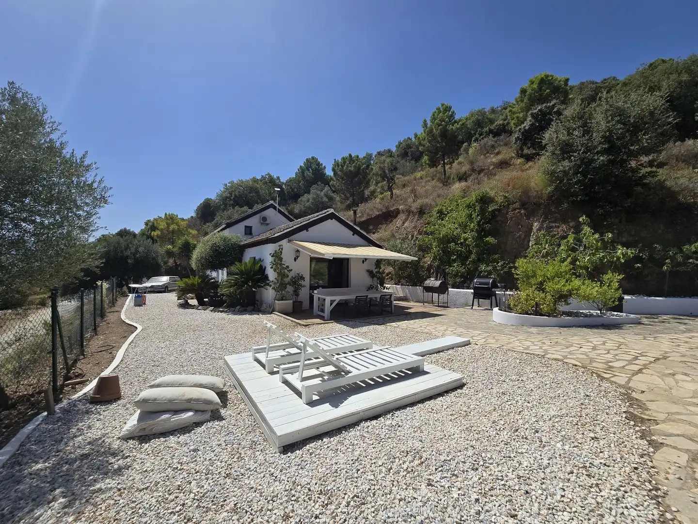 Garden of Houses for sale in Monda  with Air Conditioner, Terrace and Swimming Pool