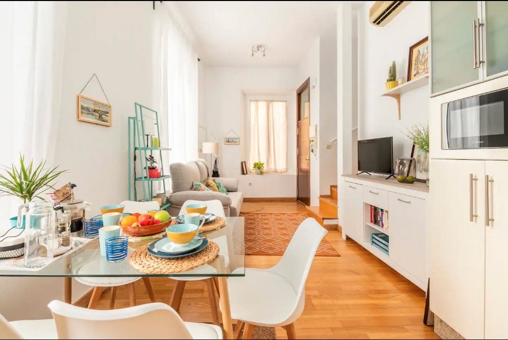 Living room of Attic for sale in  Sevilla Capital  with Air Conditioner, Heating and Terrace