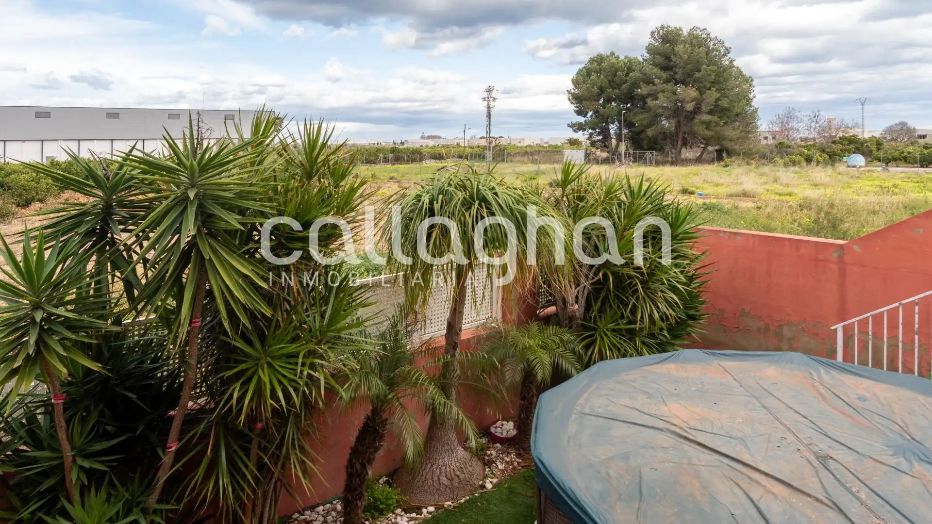Jardín de Casa adosada en venta en El Real de Gandia con Aire acondicionado, Calefacción y Piscina