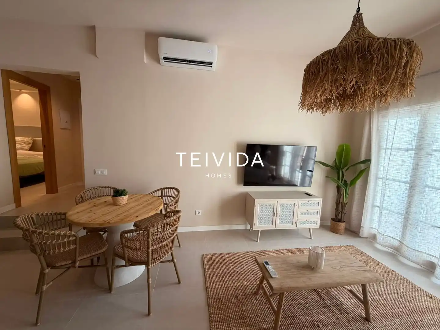 Living room of Flat for rent in Adeje  with Terrace, Swimming Pool and Furnished