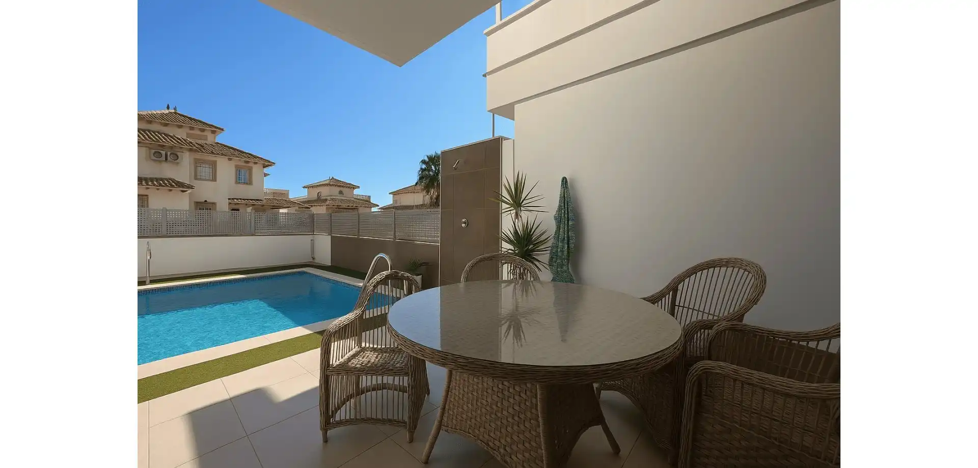 Terrassa de Casa o xalet en venda en Orihuela amb Aire condicionat, Jardí privat i Terrassa