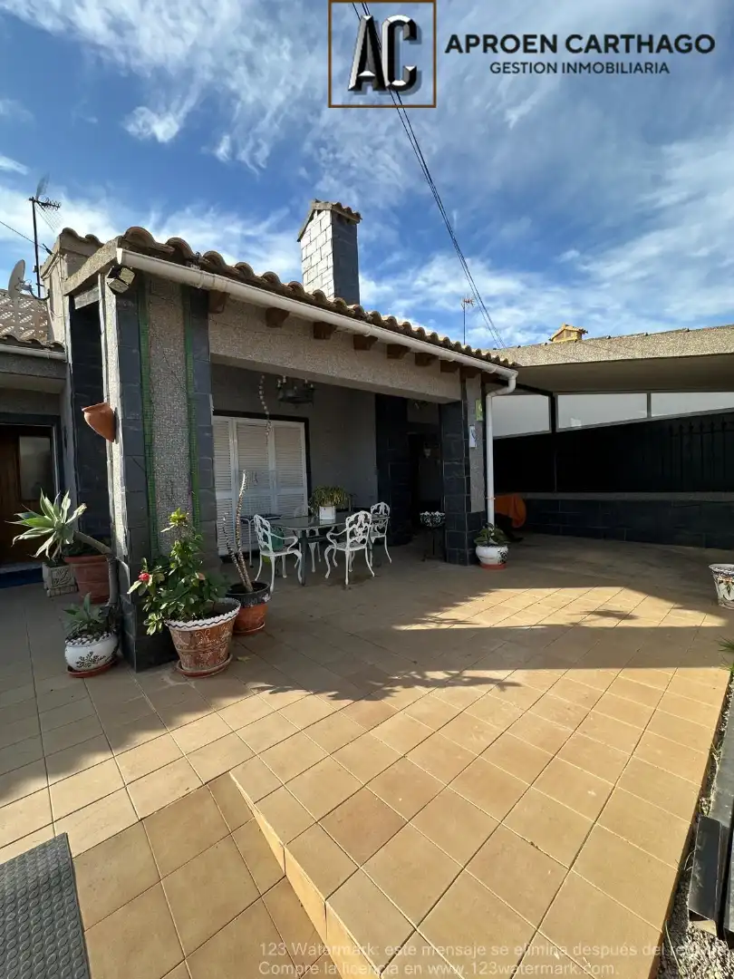 Terraza de Casa o chalet en venta en Cartagena con Aire acondicionado, Calefacción y Jardín privado