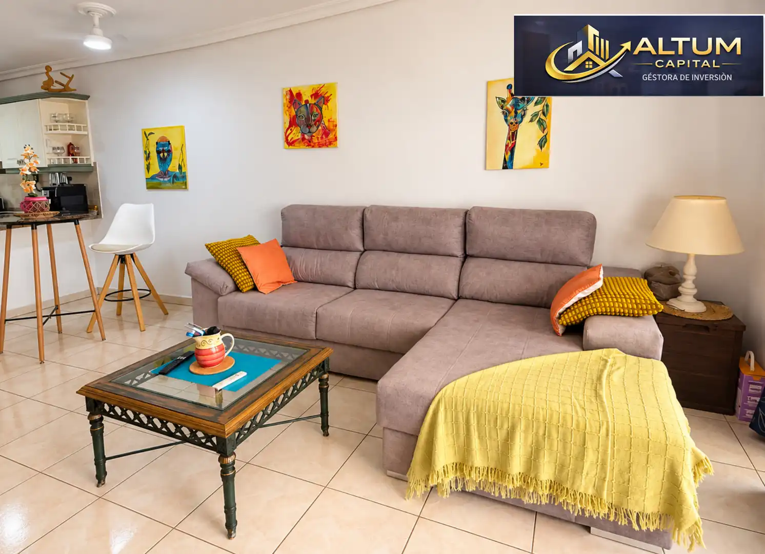 Living room of Flat for sale in Cabo Blanco