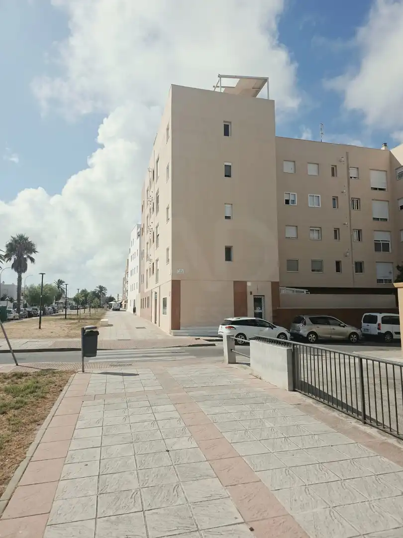 Parking of Flat for sale in Puerto Real  with Air Conditioner, Heating and Swimming Pool