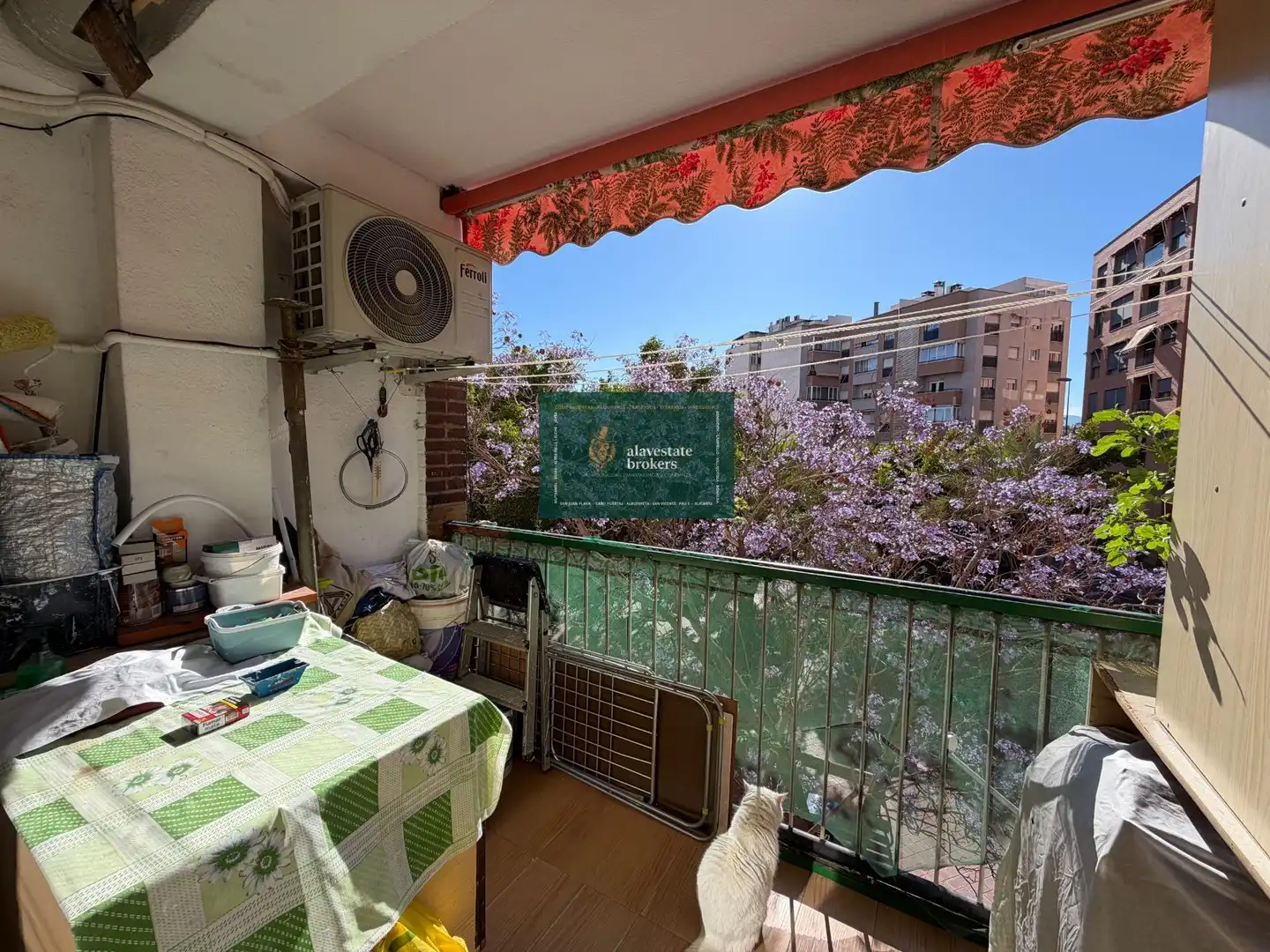 Balcony of Flat for sale in Alicante / Alacant  with Air Conditioner and Heating