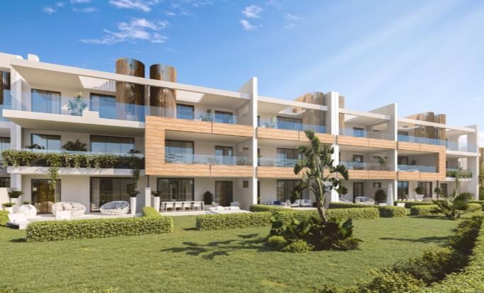 Vista exterior de Apartament de lloguer en Fuengirola amb Aire condicionat, Jardí privat i Parquet