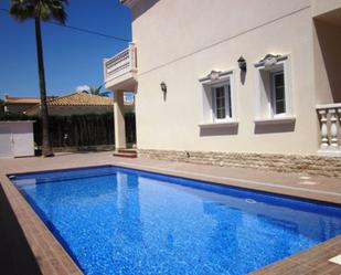 Swimming pool of House or chalet for sale in Orihuela  with Air Conditioner, Heating and Private garden