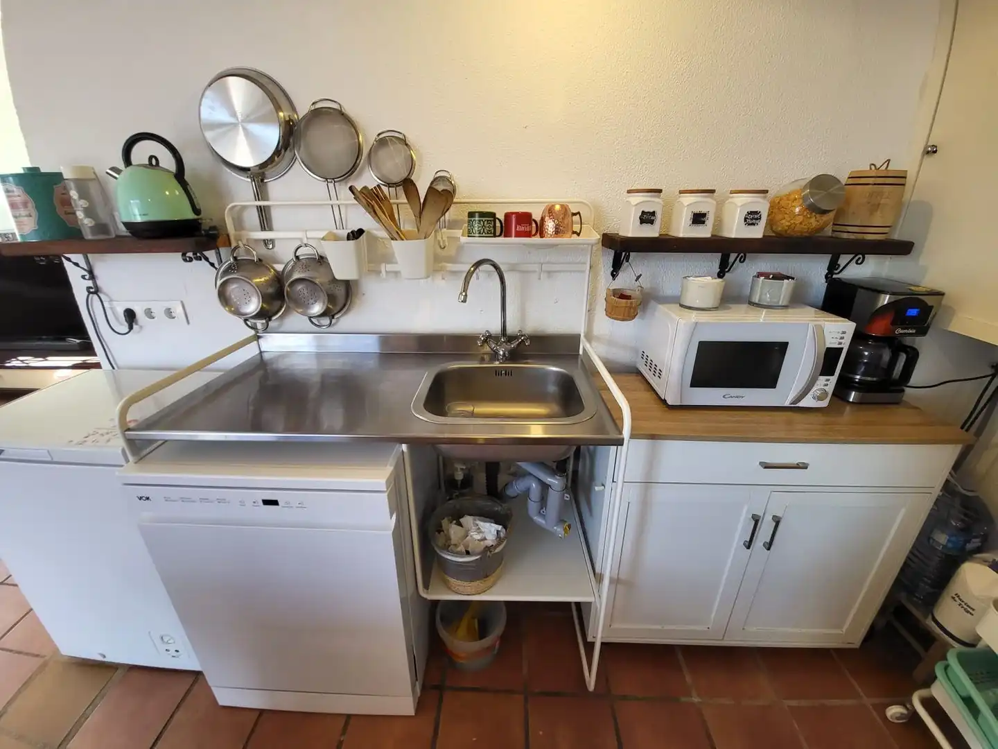 Cuina de Casa o xalet en venda en Vidreres amb Jardí privat, Terrassa i Balcó