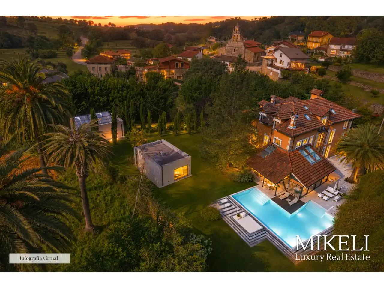 Jardí de Casa o xalet en venda en Medio Cudeyo amb Aire condicionat, Calefacció i Jardí privat