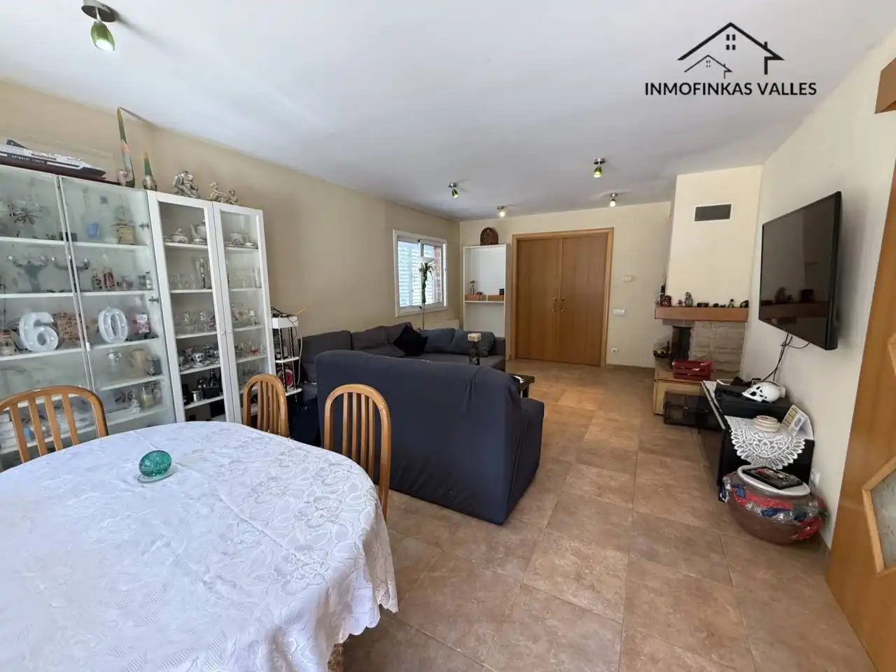 Sala d'estar de Casa o xalet en venda en Lliçà de Vall amb Aire condicionat, Calefacció i Jardí privat
