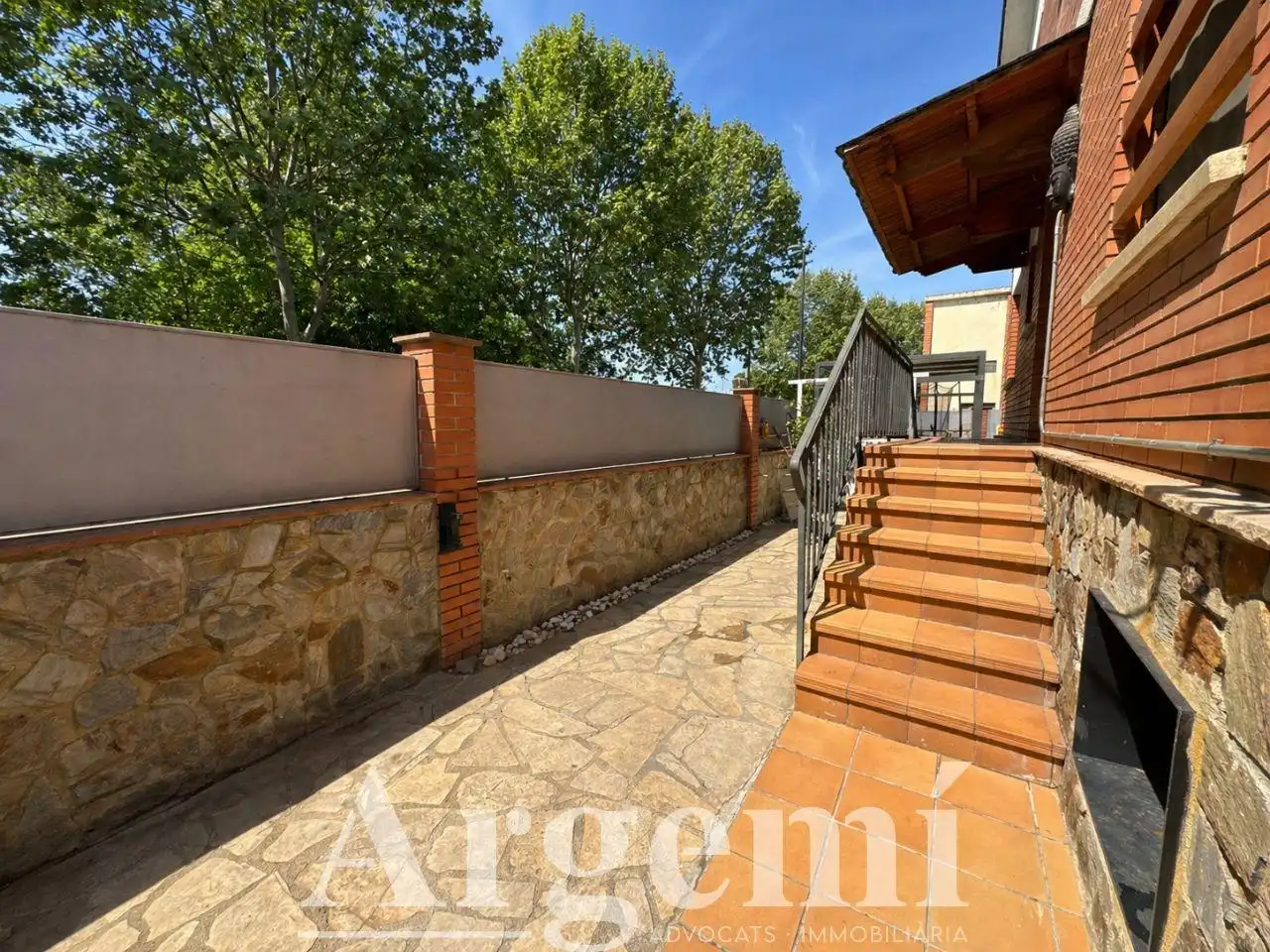 Terraza de Casa adosada en venta en Palau-solità i Plegamans con Calefacción, Jardín privado y Trastero