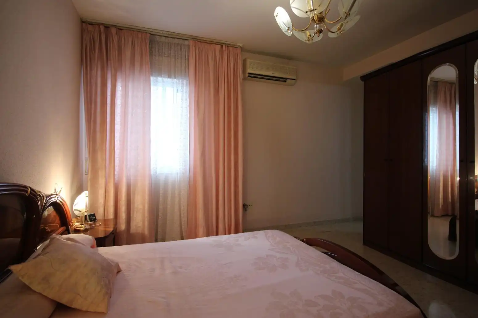 Schlafzimmer von Wohnung zum Verkauf in Montijo mit Klimaanlage, Heizung und Parkett
