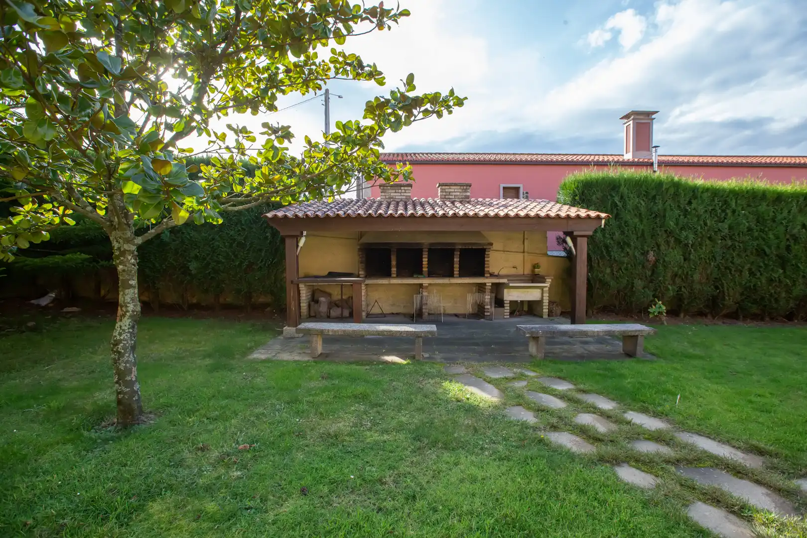 Jardí de Apartament en venda en Sanxenxo amb Terrassa, Traster i Moblat