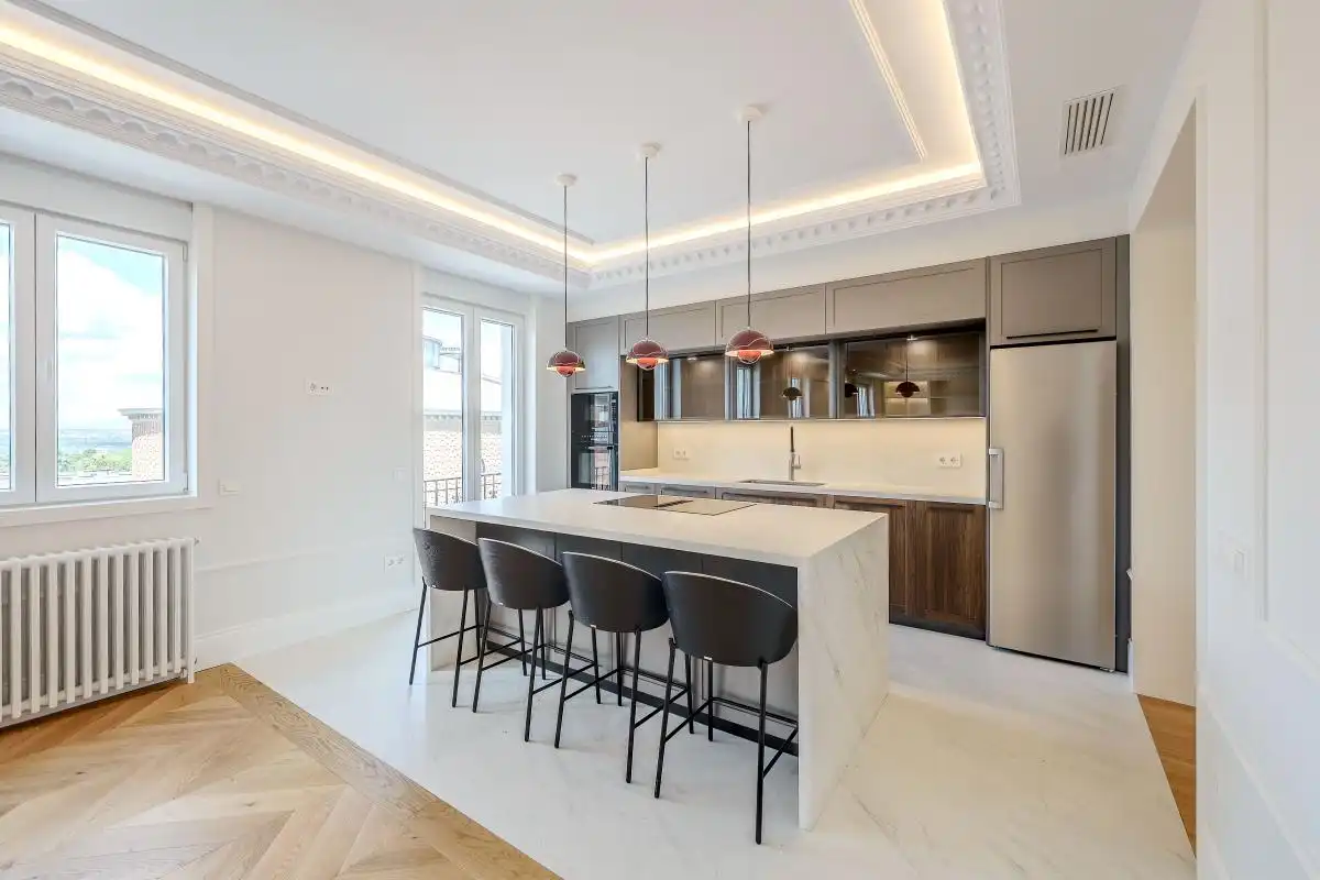 Kitchen of Flat for sale in Madrid  with Air Conditioner and Heating