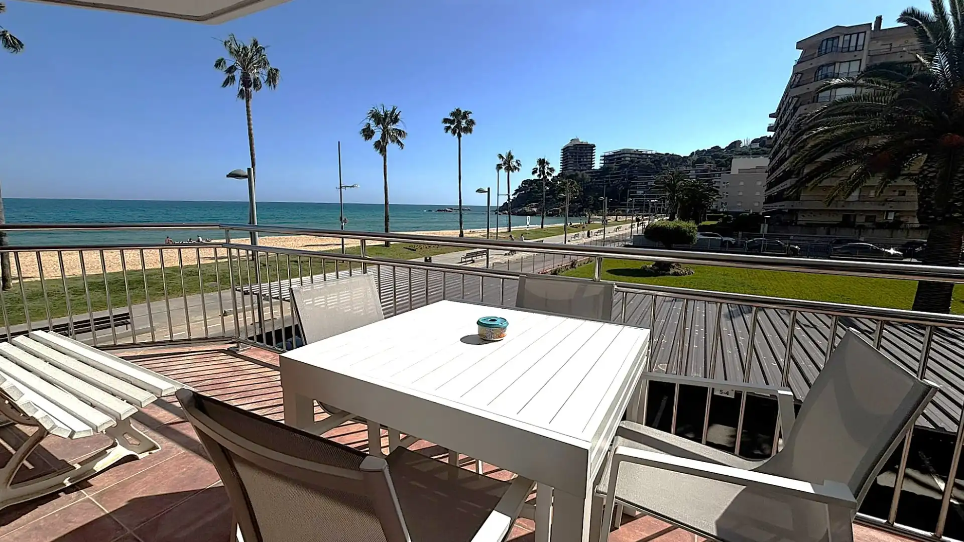 Terrasse von Wohnungen zur Miete in Calonge i Sant Antoni mit Klimaanlage, Parkett und Terrasse