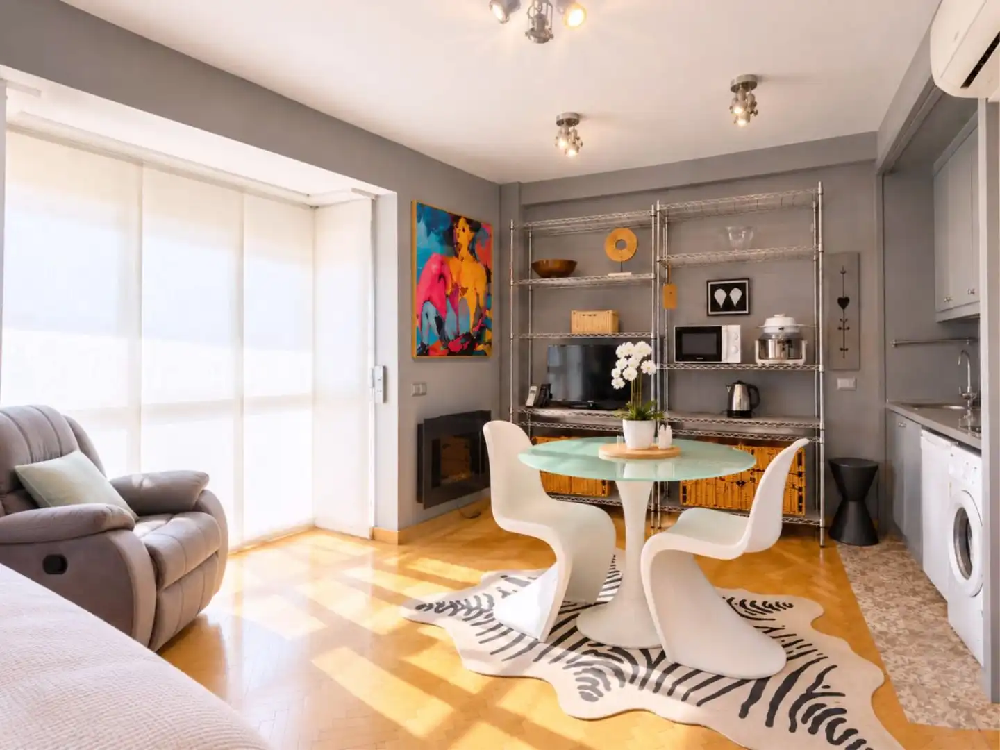 Sala de estar de Estudio en venta en Chamartín