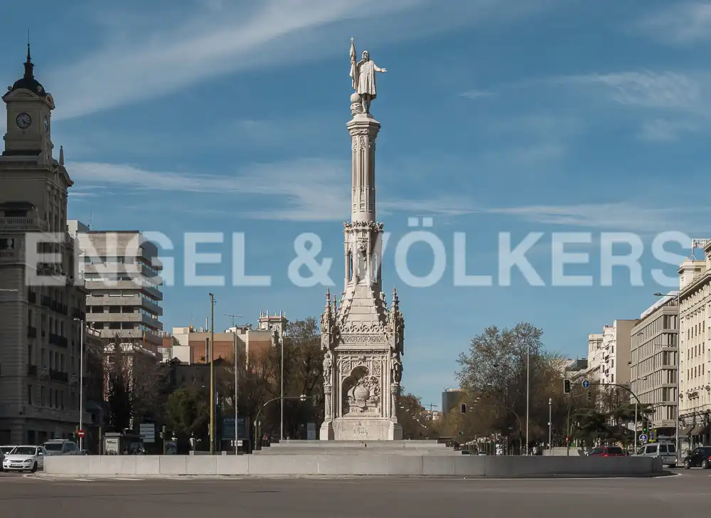 Vista exterior de Pis de lloguer en Madrid amb Aire condicionat, Calefacció i Moblat